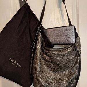 Rag & Bone Bradbury zipper hobo bag and wallet Final markdown!!